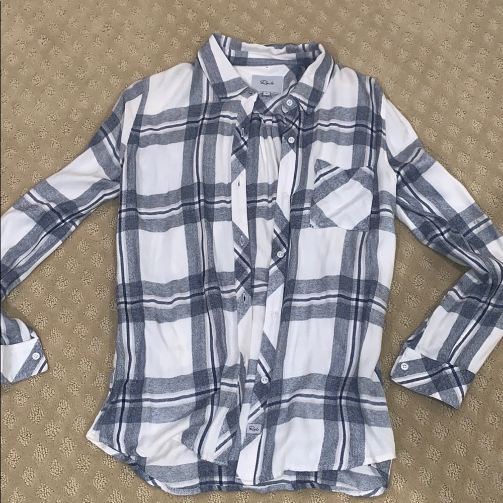 NWOT Rails Plaid button down